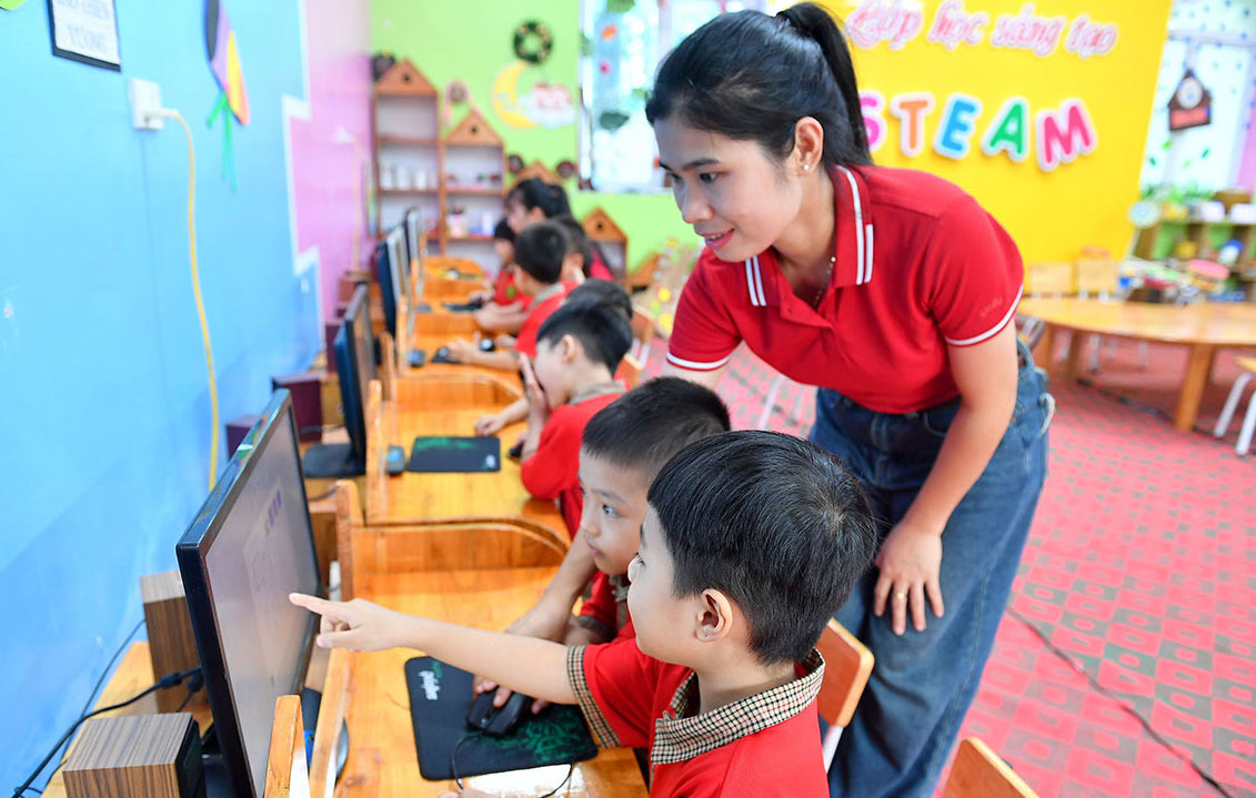 Trường THPT Hàm Yên đẩy mạnh ứng dụng công nghệ, nâng cao chất lượng dạy và học