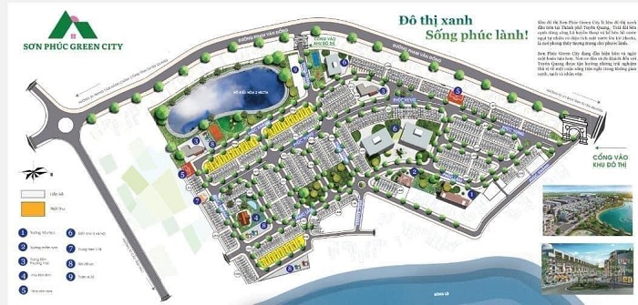 Quy mô dự án Khu đô thị Sơn Phúc Green City
