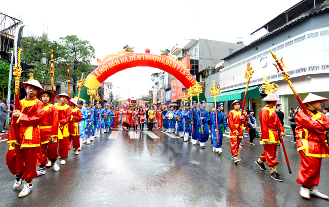 Lễ hội Đền Hạ, Đền Thượng, Đền Ỷ La