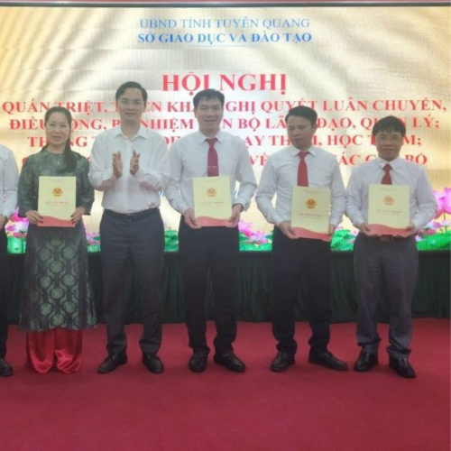 Sở GD&ĐT Tuyên Quang Công Bố Quyết Định Sắp Xếp Tổ Chức Bộ Máy, Công Tác Cán Bộ