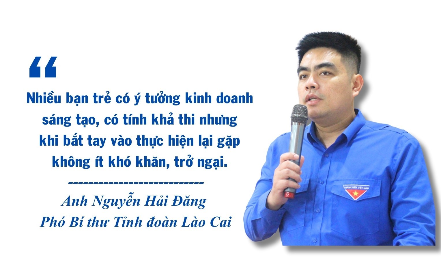 Anh Nguyễn Hải Đăng, Phó Bí Thư Tỉnh Đoàn Lào Cai Và Những Chia Sẻ Ý Nghĩa