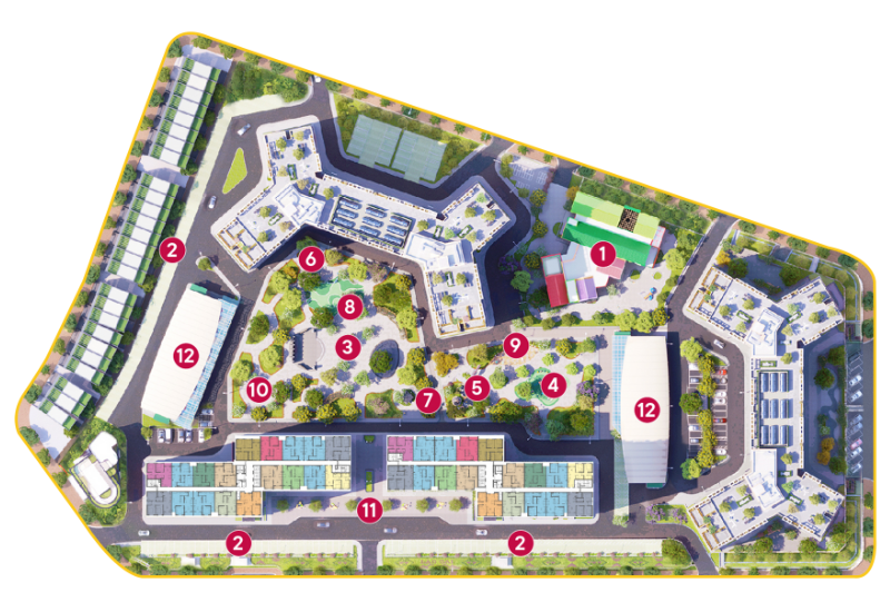 Quy mô dự án Golden Square Lào Cai