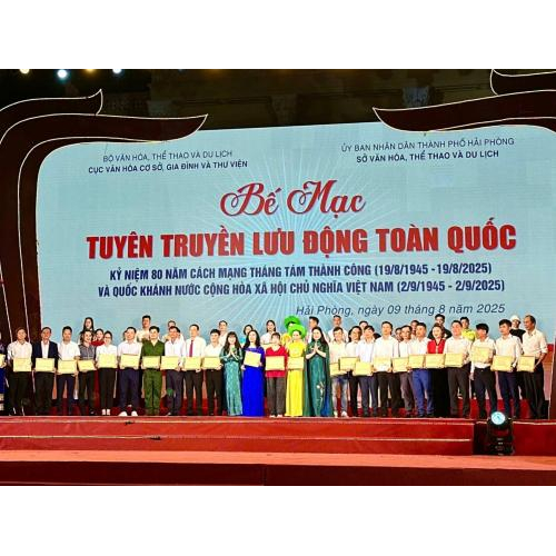 Lào Cai giành 3 huy chương tại Hội thi Tuyên truyền lưu động toàn quốc năm 2025