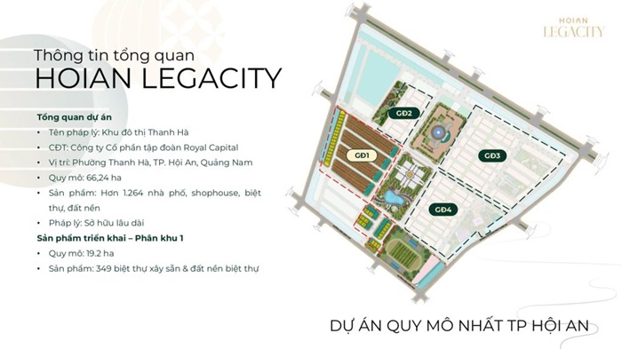 Quy mô dự án Hội An Legacity Quảng Nam