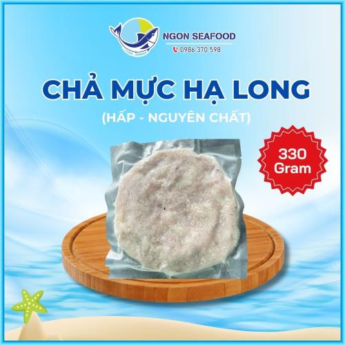 Chả Mực Giã Tay Hạ Long (Hấp) - Hút Chân Không - Túi 330gr