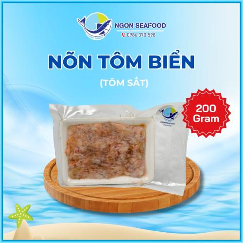 Nõn Tôm Sắt Biển - Hút Chân Không - Khay 200gr