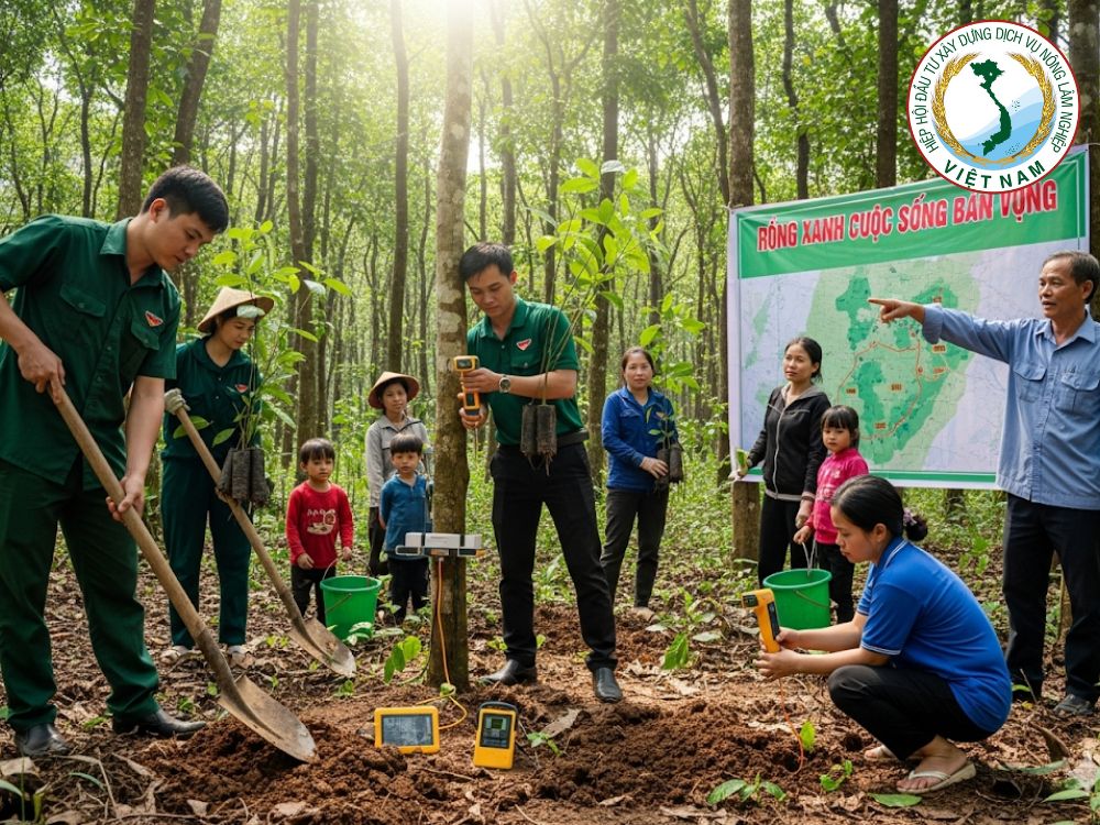 2. Phục hồi rừng & trồng cây hút CO₂