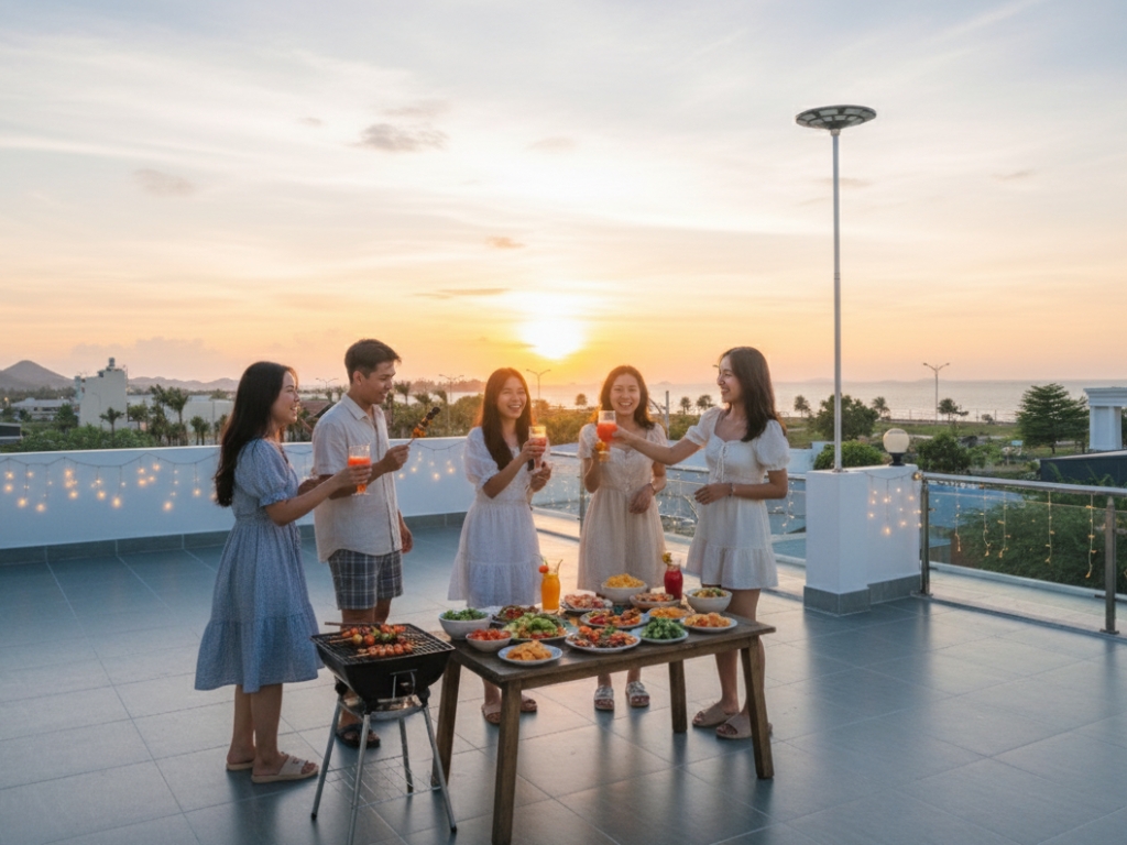 Vị trí thuận tiện – Gần biển và chợ đêm Hà Tiên