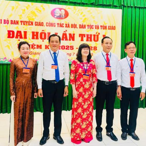 Đại Hội Chi Bộ Ban Tuyên Giáo, Công Tác Xã Hội, Dân Tộc Và Tôn Giáo Ủy Ban MTTQ Việt Nam Tỉnh An Giang Khóa I, Nhiệm Kỳ 2025-2028
