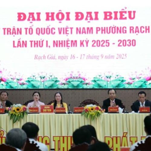 An Giang: Phường Đông Dân Nhất Cả Nước Tổ Chức Đại Hội Đại Biểu MTTQ Việt Nam Lần Thứ I