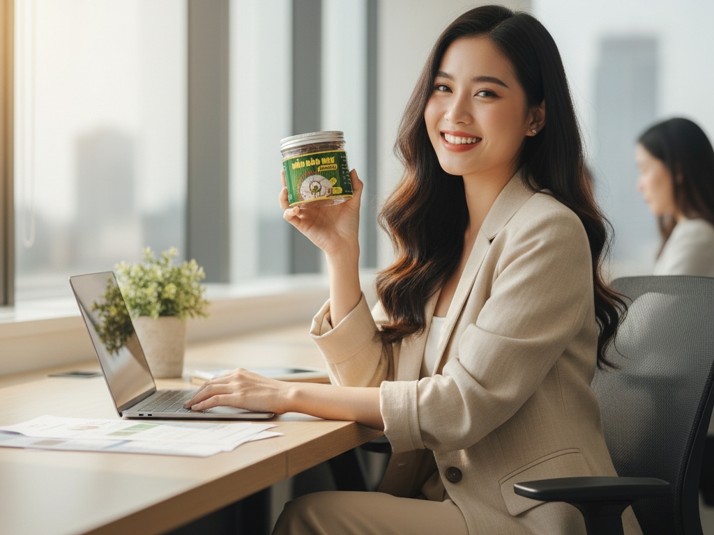 “Vũ khí chống đói” trên bàn làm việc