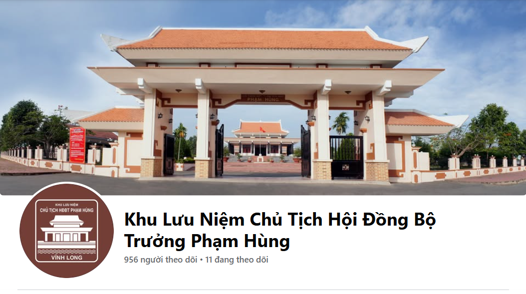 Fanpage khu lưu niệm
