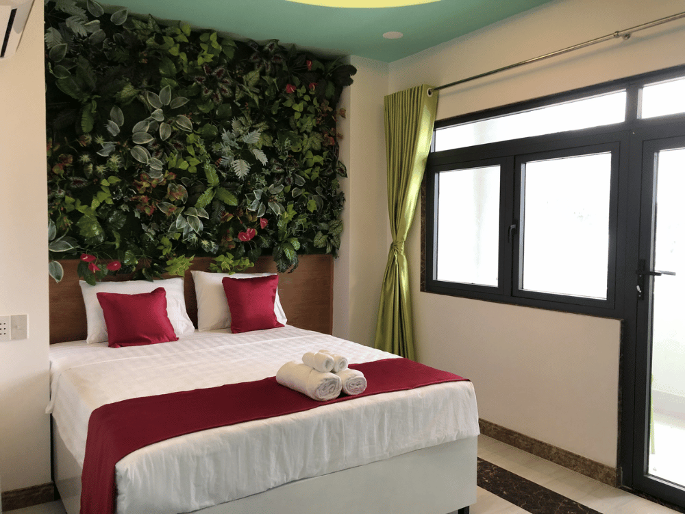 Phòng giường đôi có ban công