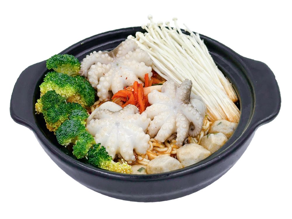 Mỳ kimchi bạch tuộc