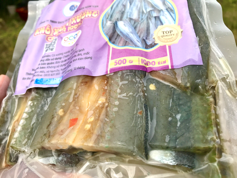 Các món ngon từ khô cá xanh xương