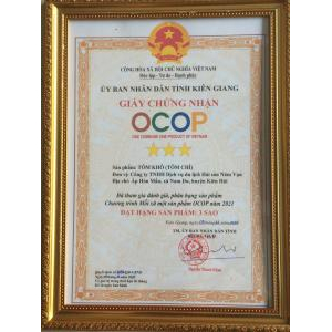 Chứng Nhận OCOP Tôm Khô