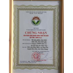 Chứng Nhận OCOP Tôm Khô