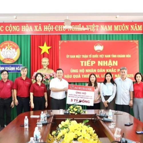 Agribank Hỗ Trợ 11 Tỷ Đồng Cho Vùng Lũ Nam Trung Bộ - Tây Nguyên