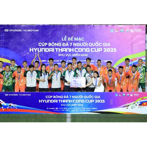 Thép Việt Thắng vô địch Cúp bóng đá 7 người Quốc gia 2025 khu vực miền Nam