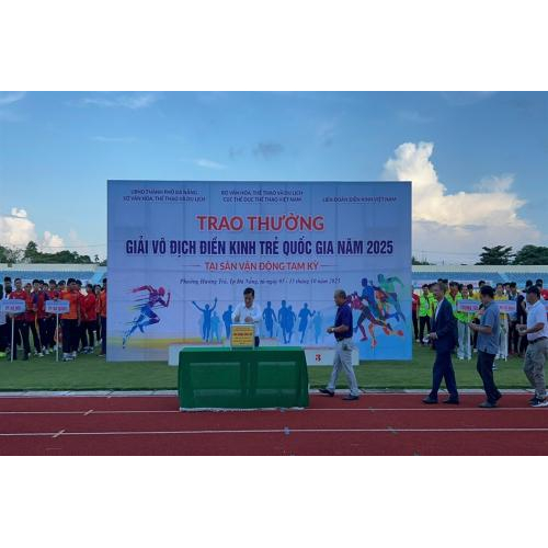 Lễ khai mạc Giải Vô địch Điền kinh Trẻ Quốc gia 2025