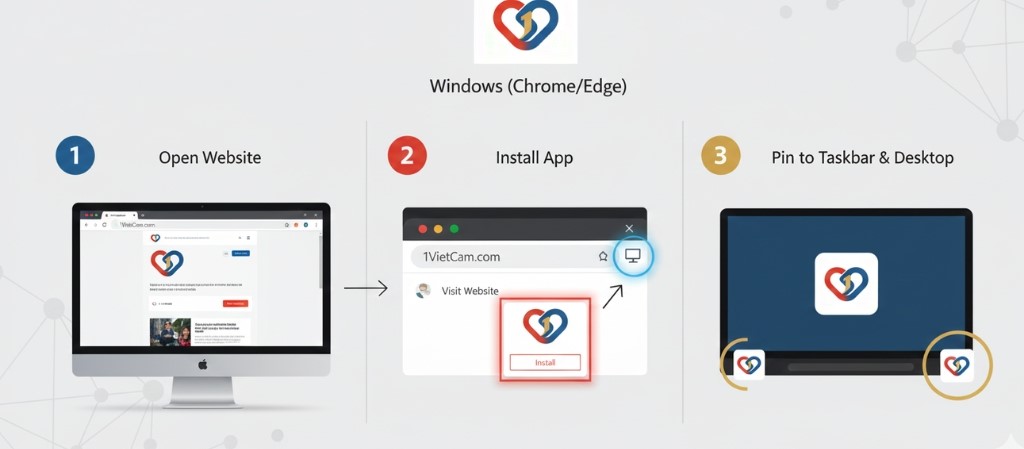 3. Trên máy tính Windows (Chrome hoặc Edge):