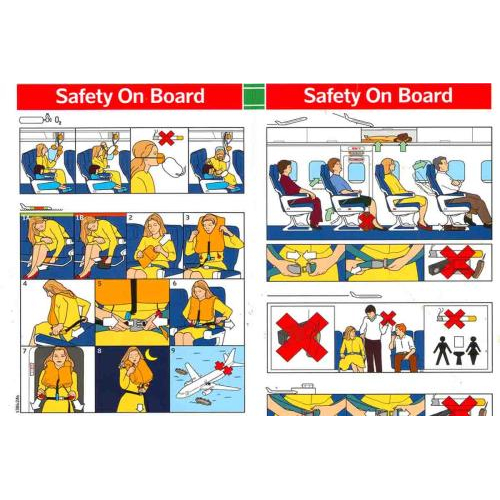 Đừng bỏ lỡ những chỉ dẫn an toàn bay