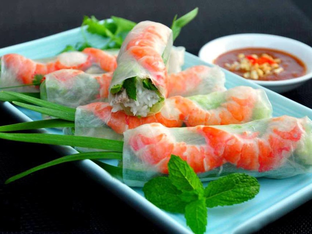 Gỏi cuốn tôm thịt