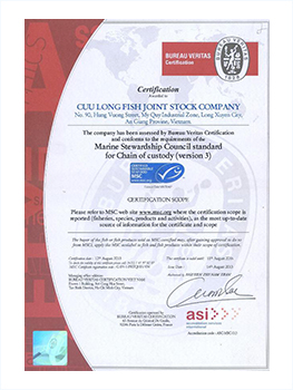 Giấy chứng nhận của Công Ty