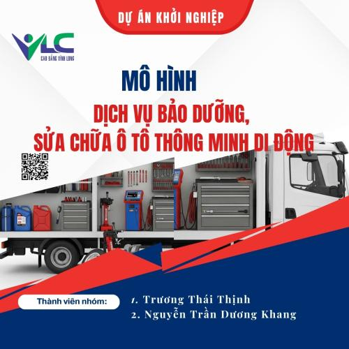 Dự Án: Mô Hình Dịch Vụ Bảo Dưỡng Sửa Chữa Ô Tô Thông Minh Di Động