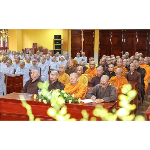 LỄ BẾ GIẢNG KHÓA BỒI DƯỠNG TRỤ TRÌ LẦN THỨ 28