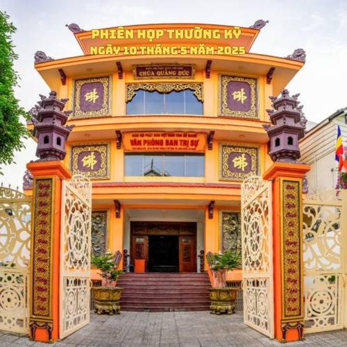 VĂN PHÒNG BAN TRỊ SỰ GHPGVN TỈNH AN GIANG DIỄN RA PHIÊN HỌP THƯỜNG KỲ THÁNG 05