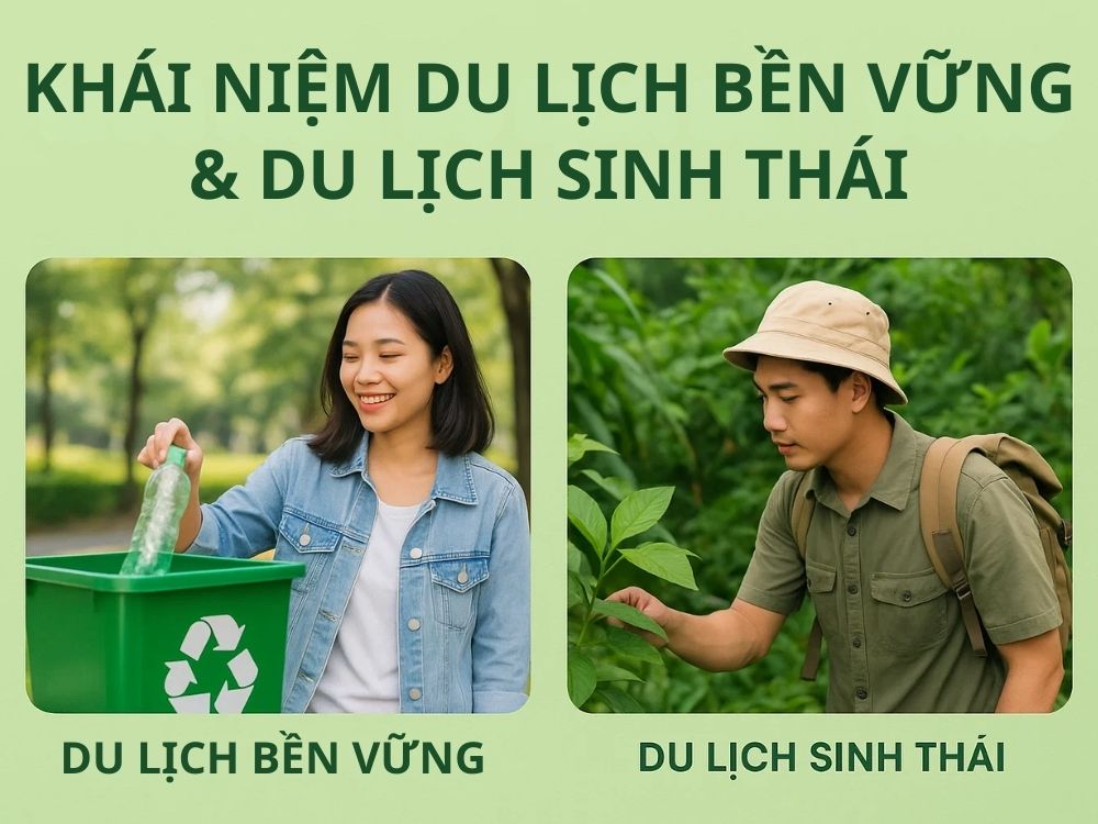 1) Khái niệm du lịch bền vững & du lịch sinh thái