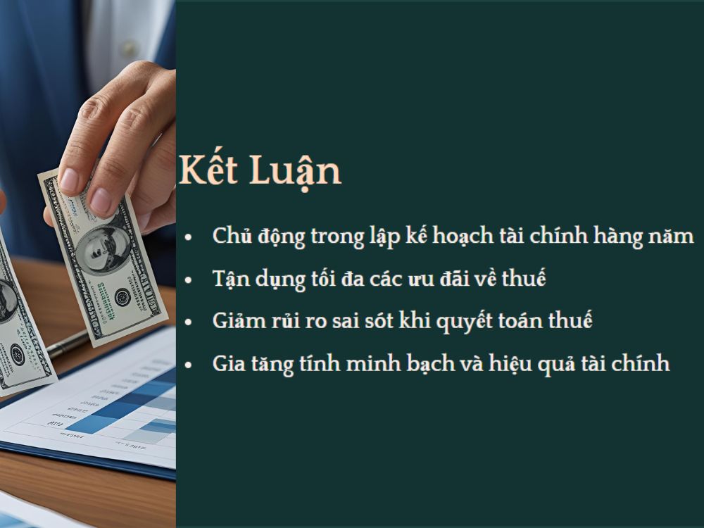4. Kết Luận: Chủ Động Tính Thuế – Chủ Động Tài Chính