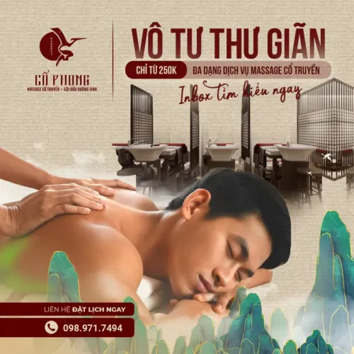 Massage cổ phong - gội đầu dưỡng sinh