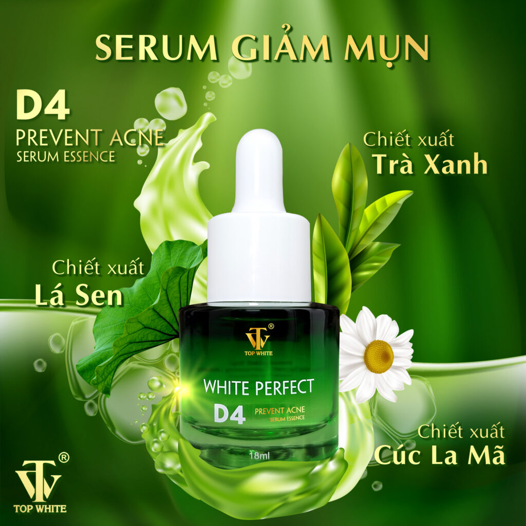 4. Serum giảm mụn White Perfect D4