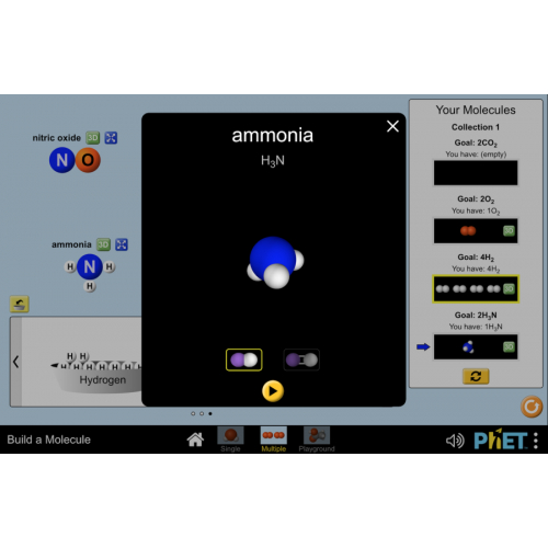 (Mô phỏng) Hóa học: Build a Molecule (Xây dựng một phân tử)