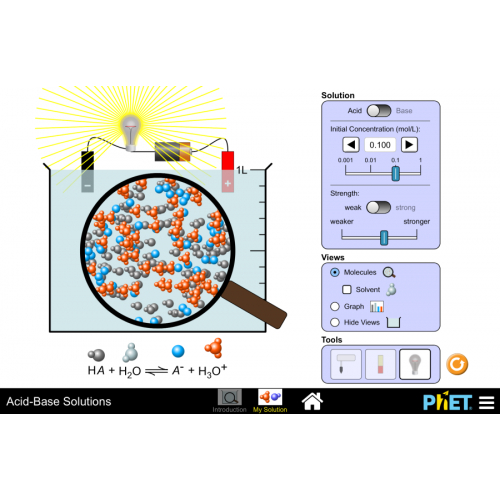 (Mô phỏng) Hóa học: Acid-Base Solutions (Dung dịch axit-bazơ)