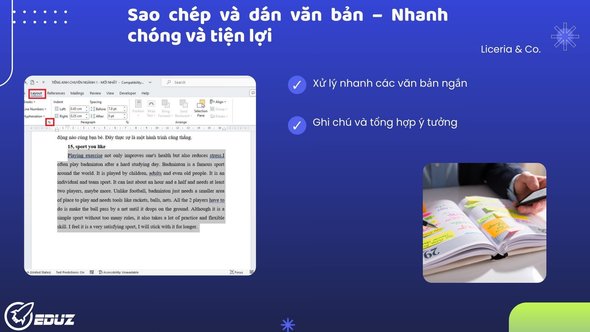 Bí quyết 3: Sao chép và dán văn bản – Nhanh chóng và tiện lợi