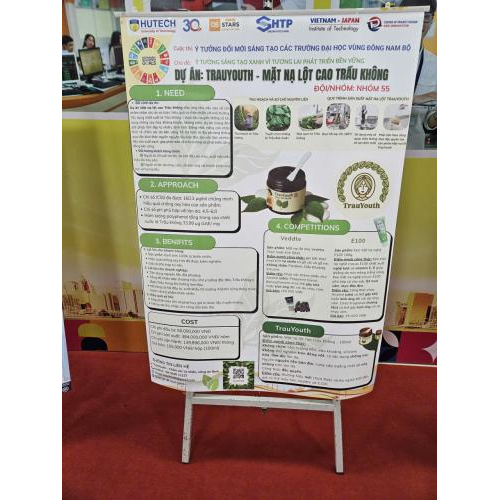 Dự Án Khởi Nghiệp: TRAUYOUTH – Mặt Nạ Lột Cao Trầu Không