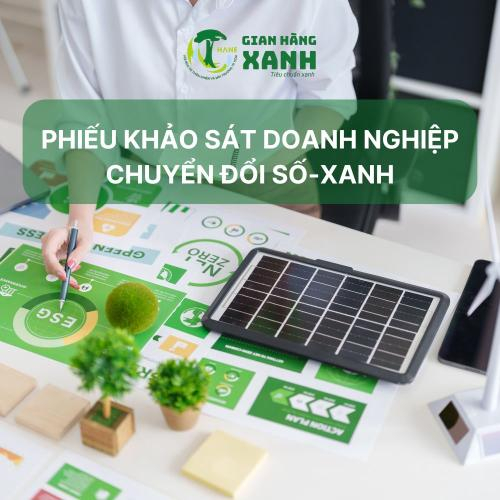Khảo Sát Doanh Nghiệp Trong Quá Trình Chuyển Đổi Xanh - Số