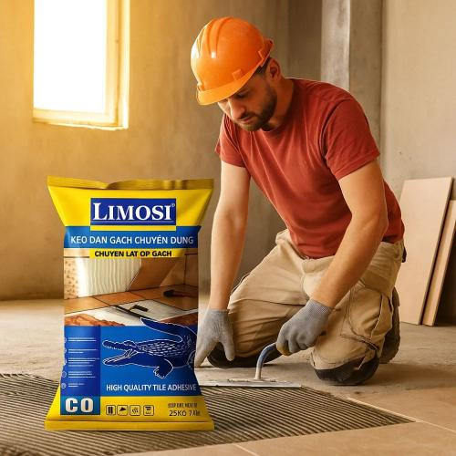 Keo Dán Gạch Limosi C0: Ưu Thế Vượt Trội – Không Co Ngót, Bám Dính Siêu Chắc