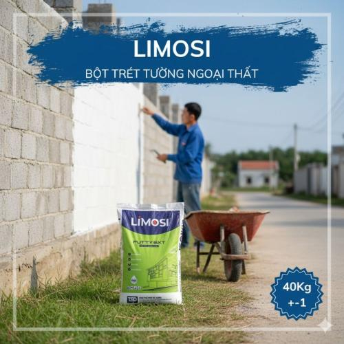 Ưu Đãi Đặc Biệt Hôm Nay: Bột Trét Ngoại Thất LIMOSI 40kg – Hãy Đặt Hàng Ngay Để Tiết Kiệm Và Thi Công Suôn Sẻ!