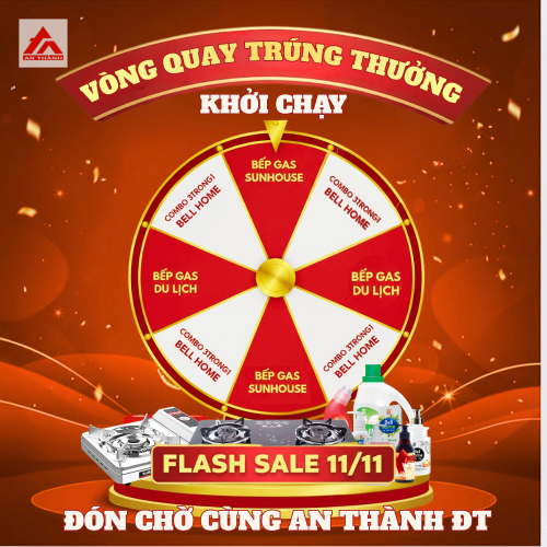Đại Tiệc Vòng Quay May Mắn Khởi Động Và Đón Chờ “Flash Sale 11/11” Cùng An Thành ĐT!