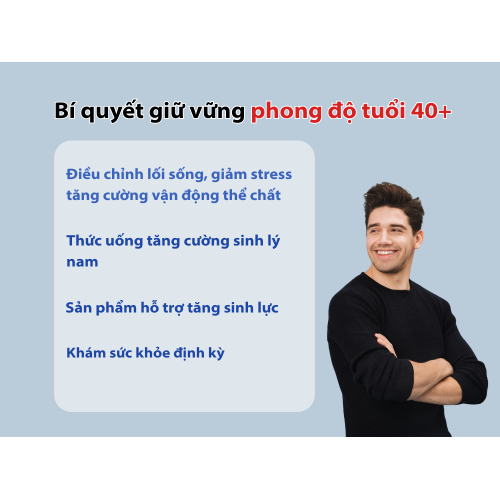 3. Bí quyết giữ vững phong độ tuổi 40+
