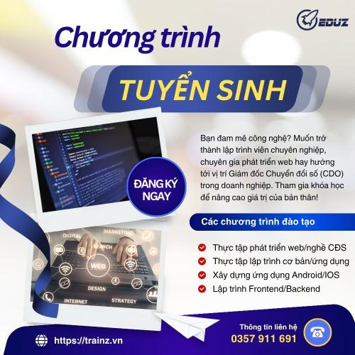 Tuyển Sinh Chương Trình Đào Tạo Công Nghệ Thông Tin Trong Kỷ Nguyên Số