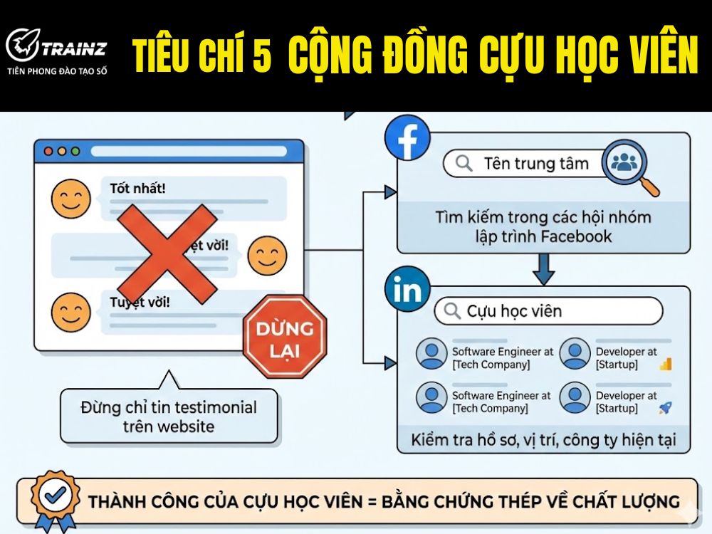 Tiêu chí 5 - Cộng đồng cựu học viên