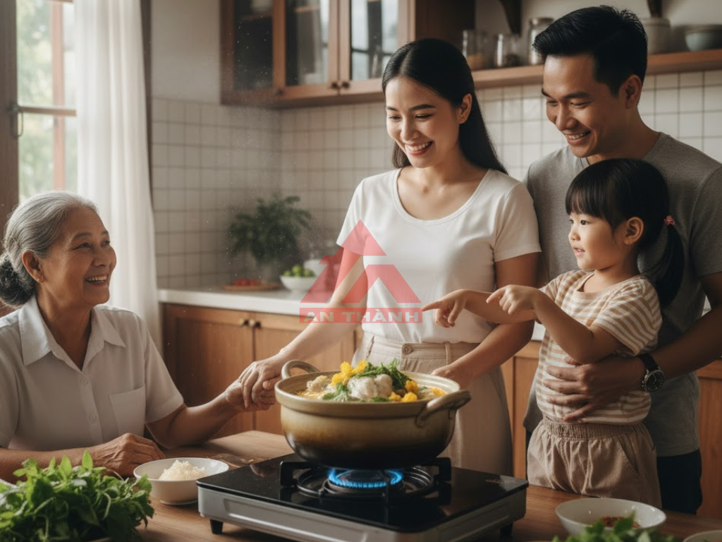 Căn bếp sáng nơi bắt đầu của mọi yêu thương