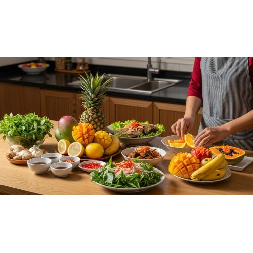 Trái cây nhiệt đới nguồn cảm hứng bất tận trong căn bếp Việt