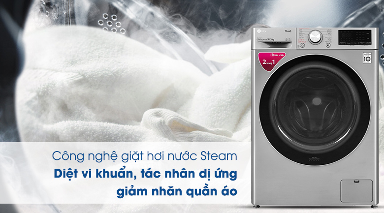 Công nghệ giặt hơi nước Steam bảo vệ gia đình bạn