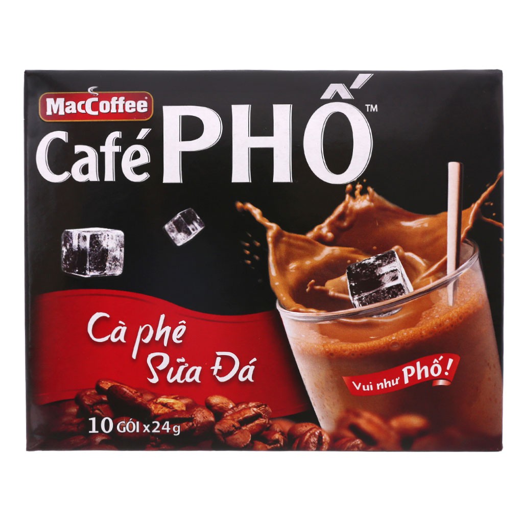 Cà phê sữa đá MacCoffee Café Phố ( 24g x 30 gói ) - Chạy Tự ...